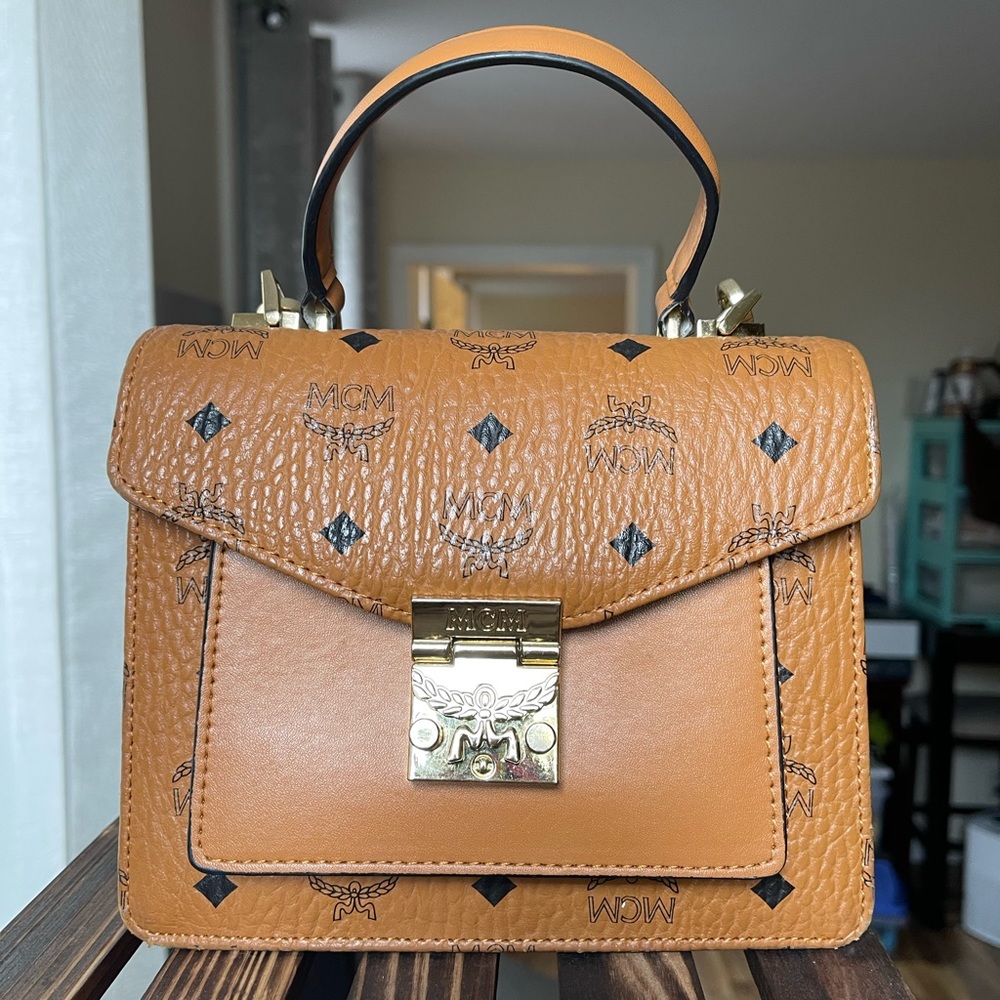Square MCM crossbody bag